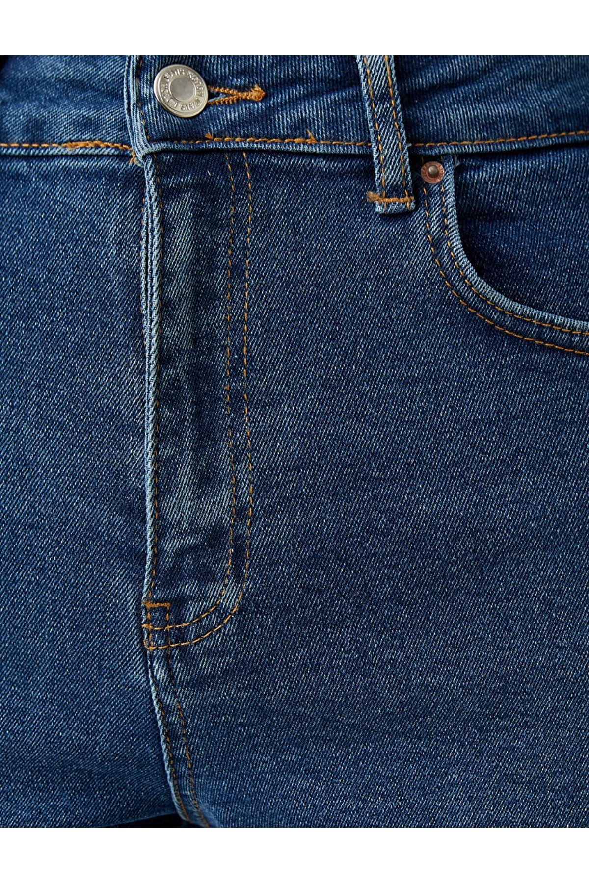 Koton Slim Kadın Mavi Jean Pantolon - 3WAL40029MD