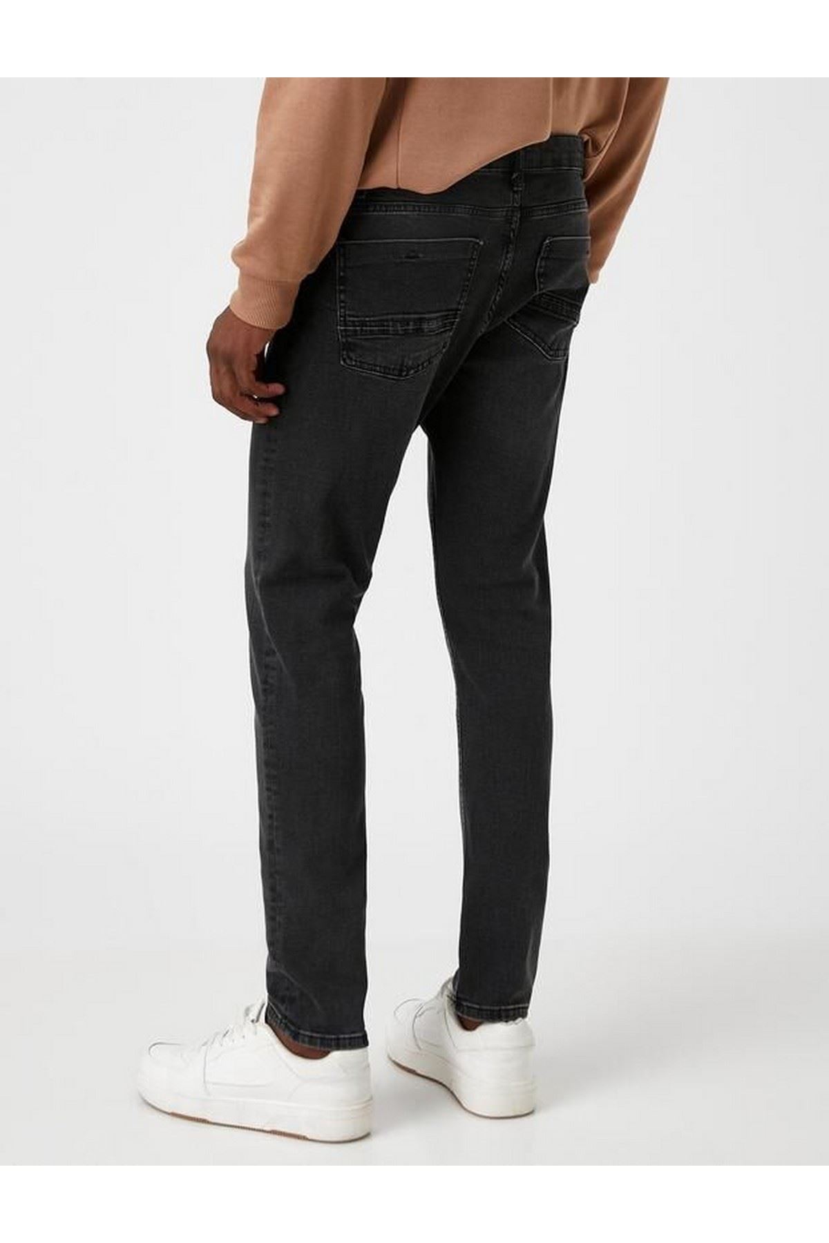 Koton Skinny Erkek Siyah Jean Pantolon - 3WAM40049BD