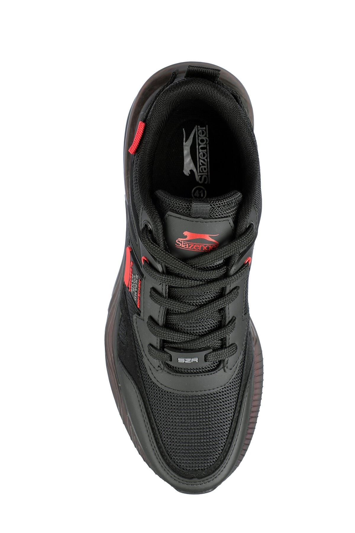 Za - Run Slazenger Erkek Siyah Spor Ayakkabı - SA22RE052-506