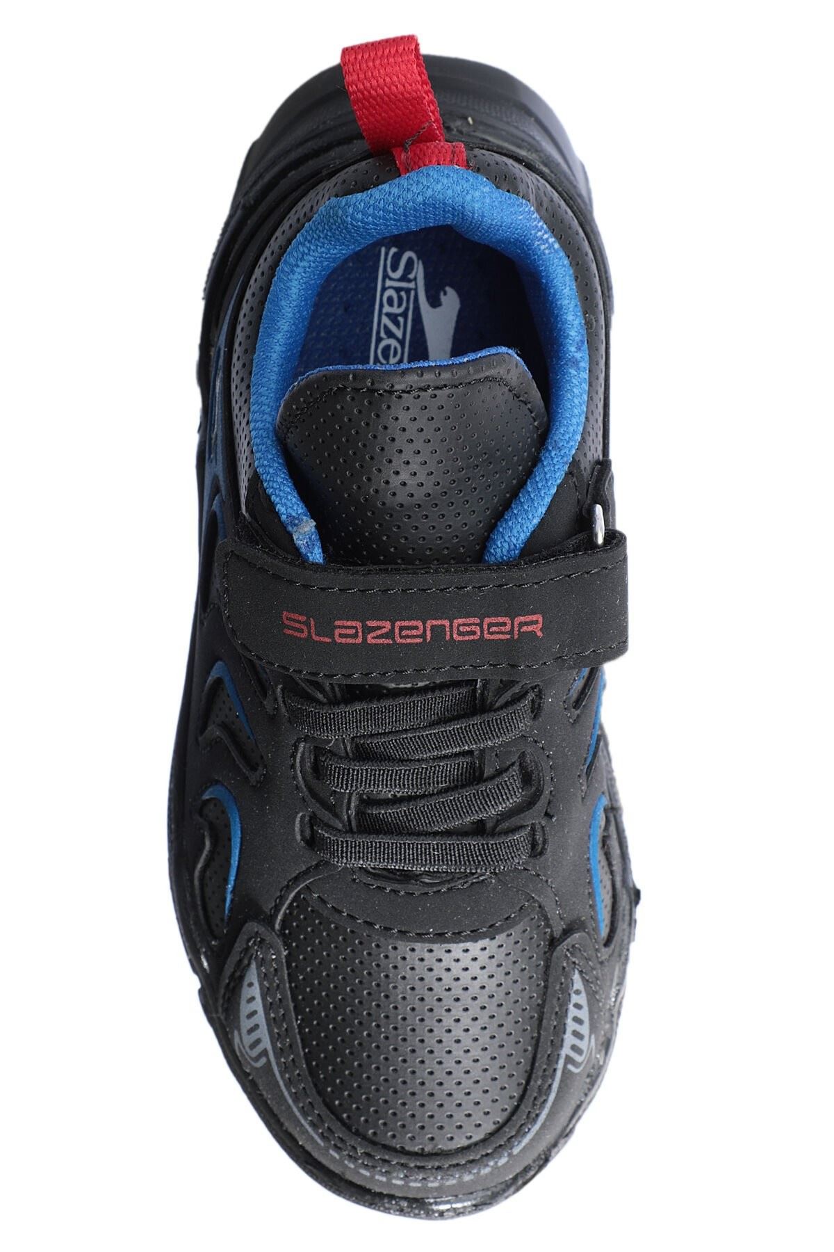 Kane F Slazenger Unisex Siyah Spor Ayakkabı - SA22LF011-500