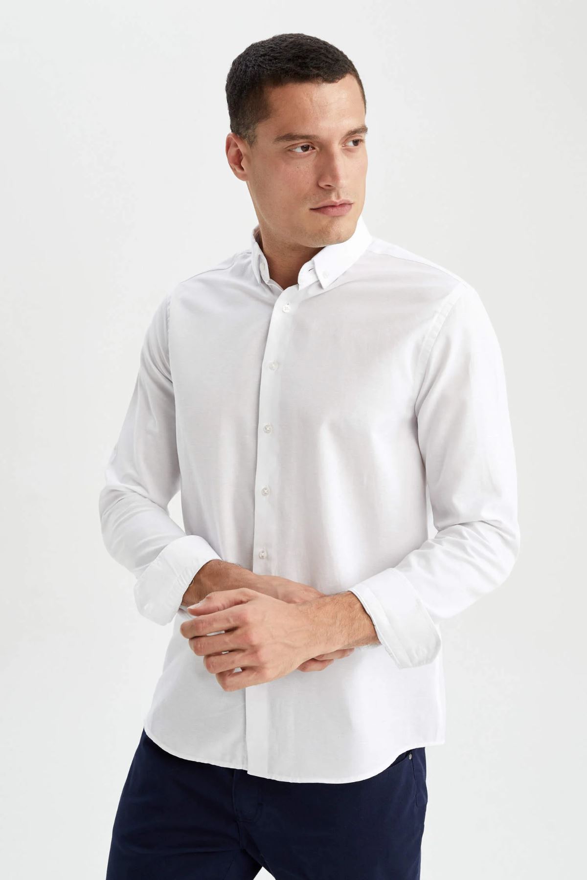 Defacto Erkek Beyaz Gömlek - R4352AZ/WT34
