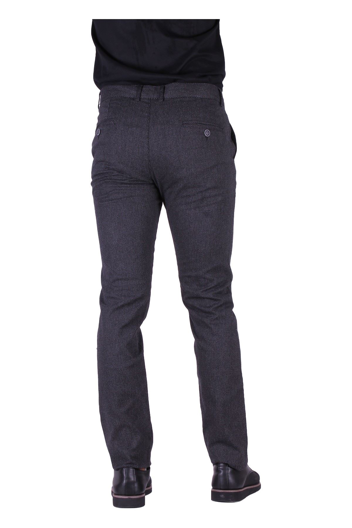 Giyinsen Erkek Siyah Kanvas Pantolon - 23KY47000011