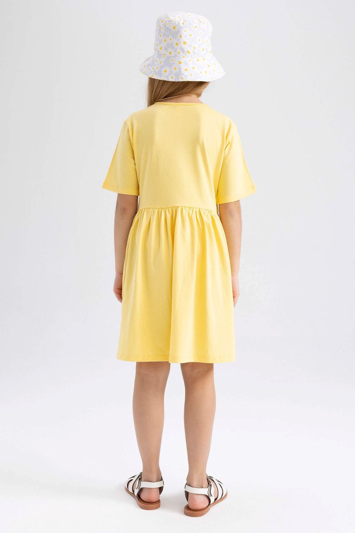 Defacto Kız Çocuk Sarı  Elbise - Z5275A6/YL176