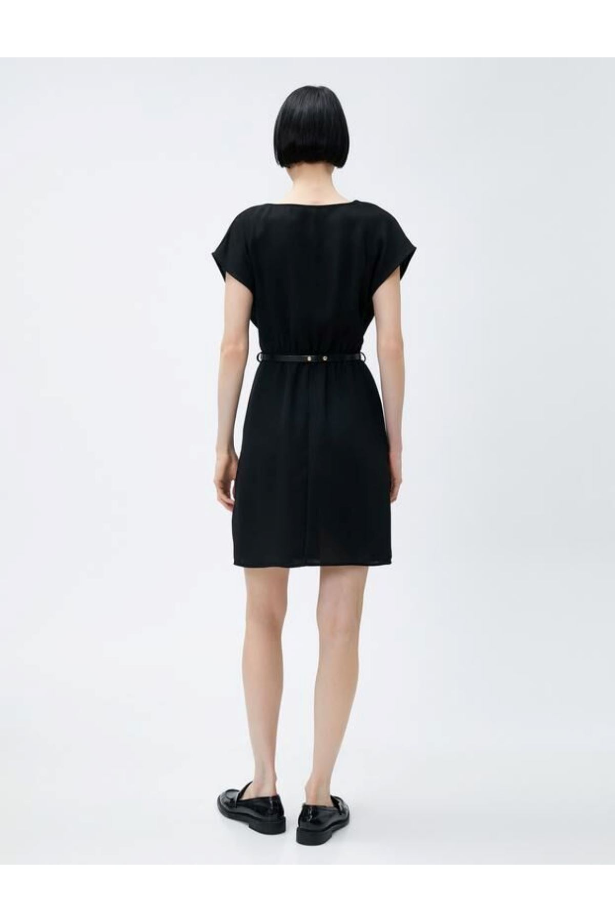 Koton Kadın Siyah Elbise - 3SAK80001UW