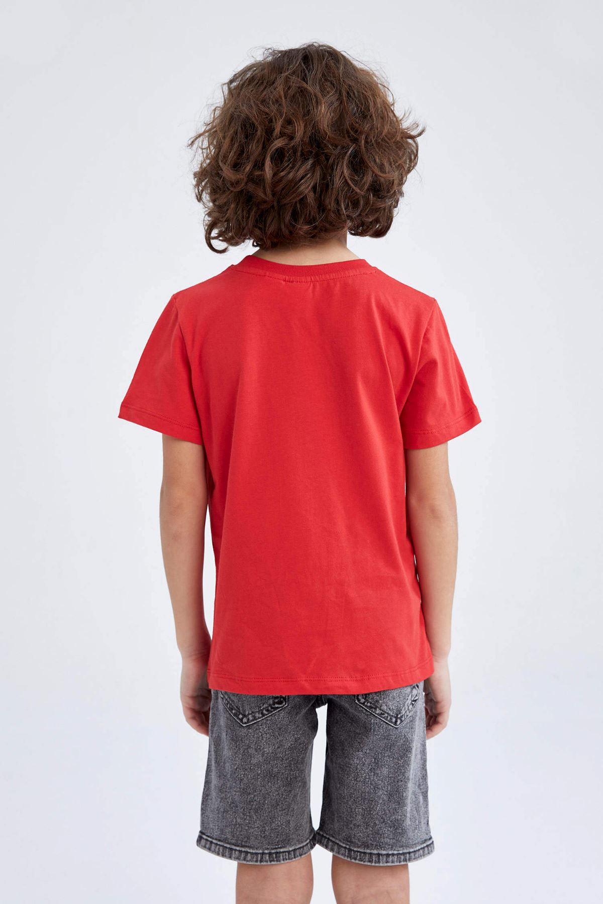 Defacto Erkek Çocuk Kırmızı Tişört - Z2150A6/RD256