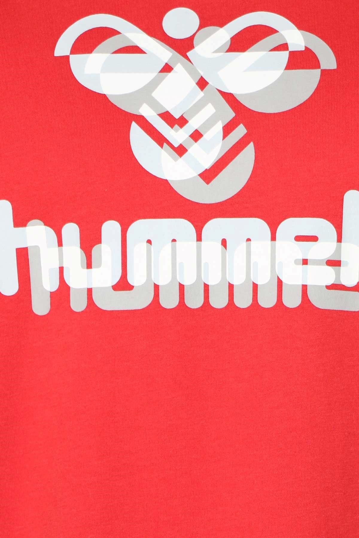 Hummel Hmlsenna T-Shırt S/S Erkek Kırmızı Tişört - 911702-2220