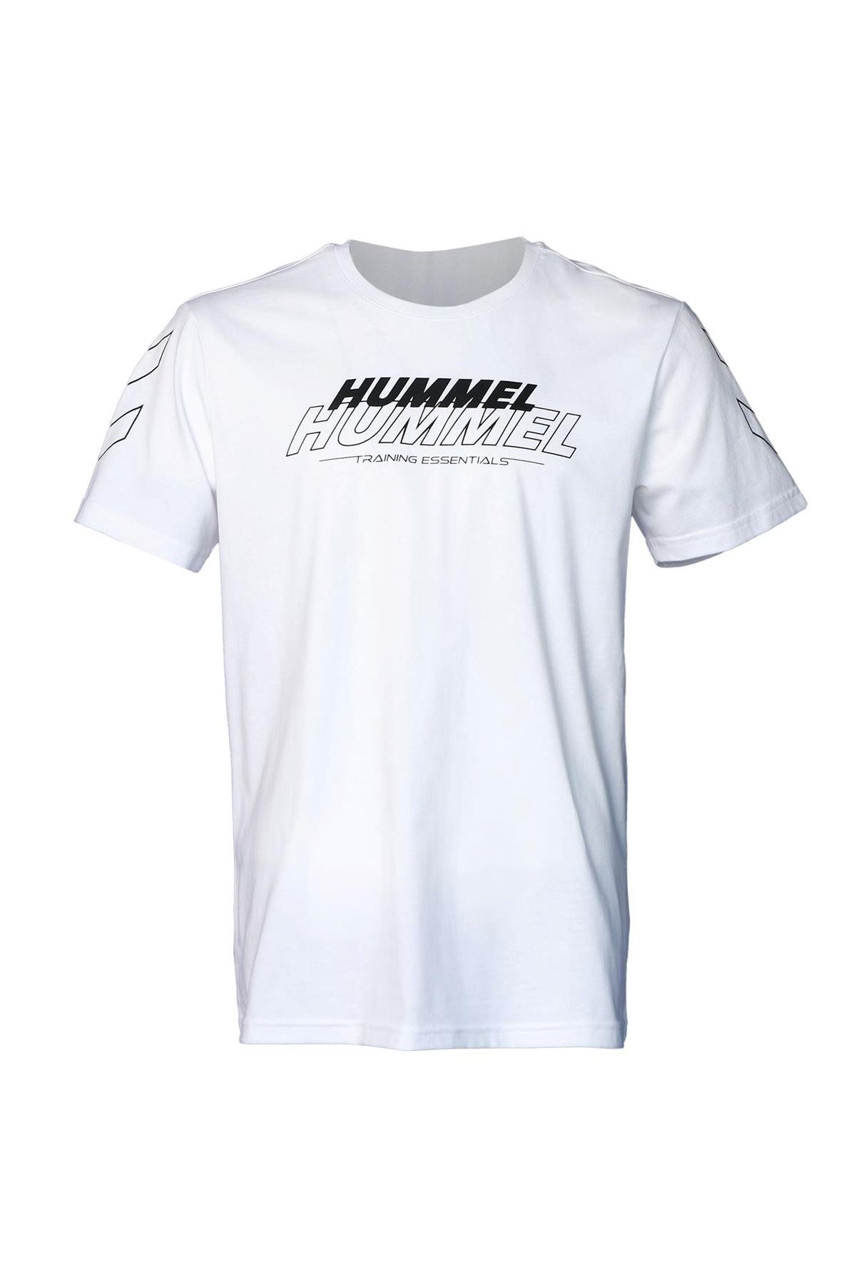 Hummel Hmlt-Te Jeff Cotton T-Shırt Erkek Beyaz Tişört - 911689-9001