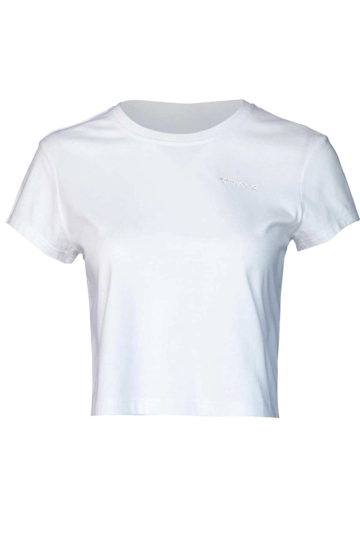 Hummel Hmlt-Mt Emmı Short T-Shırt Kadın Beyaz Tişört - 911681-9001