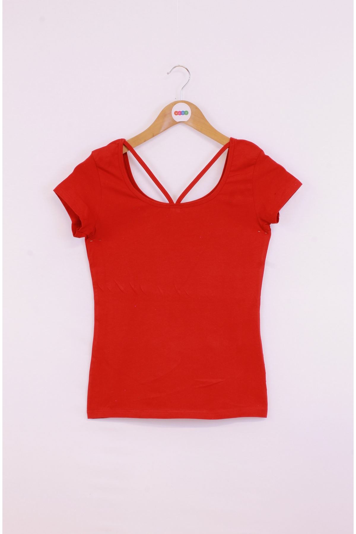 Giyinsen Kadın Kırmızı Tişört - 23YL71595007
