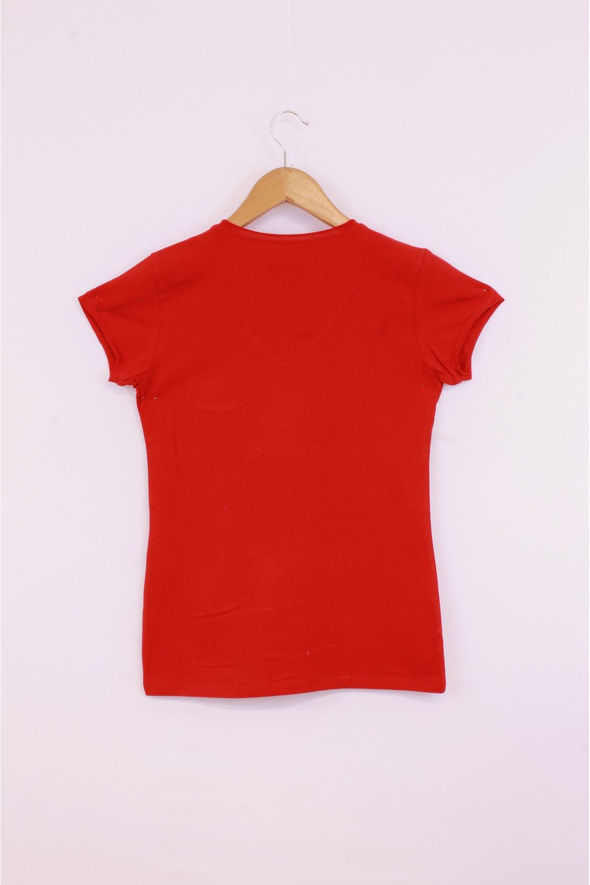 Giyinsen Kadın Kırmızı Tişört - 23YL71595004