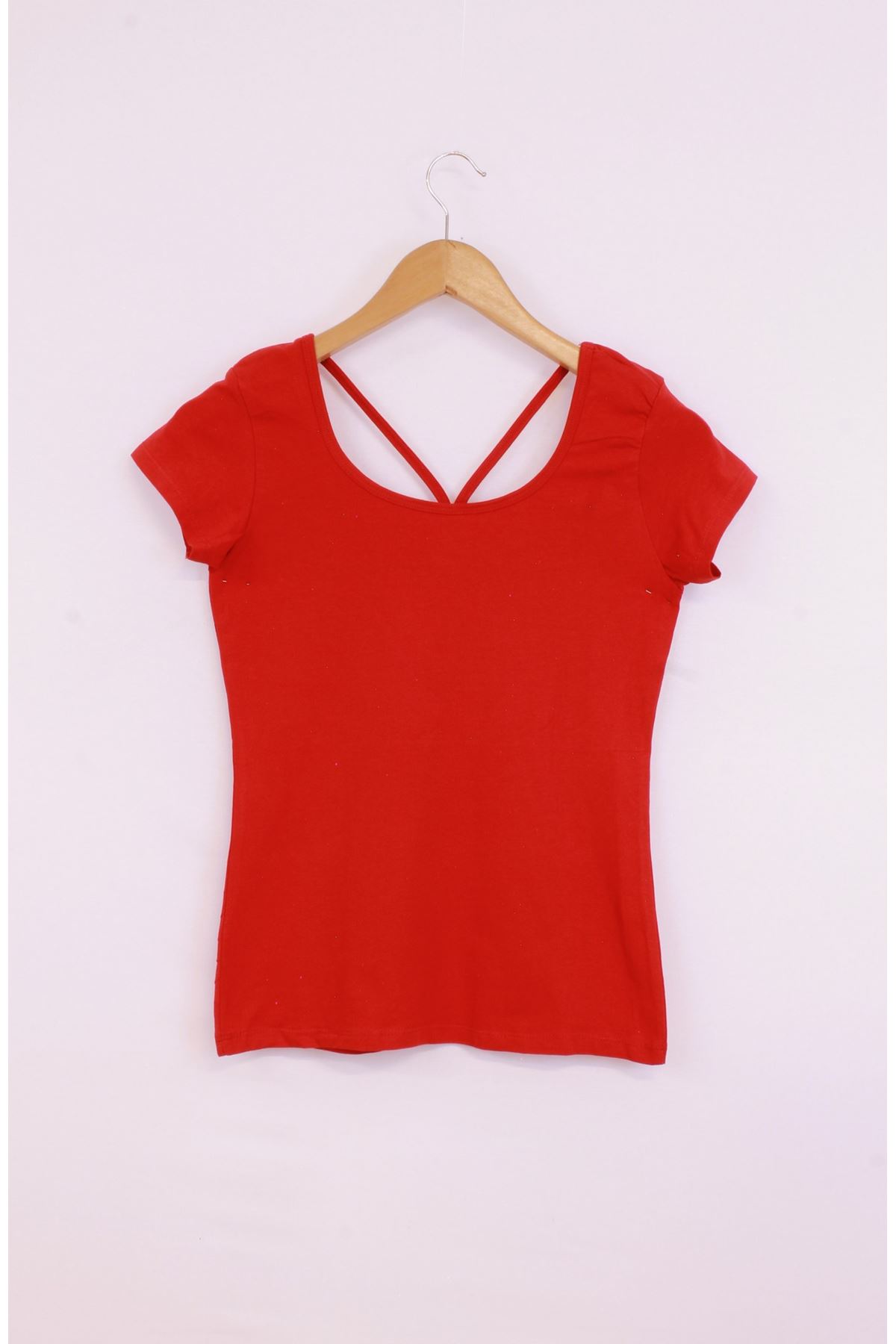 Giyinsen Kadın Kırmızı Tişört - 23YL71595007