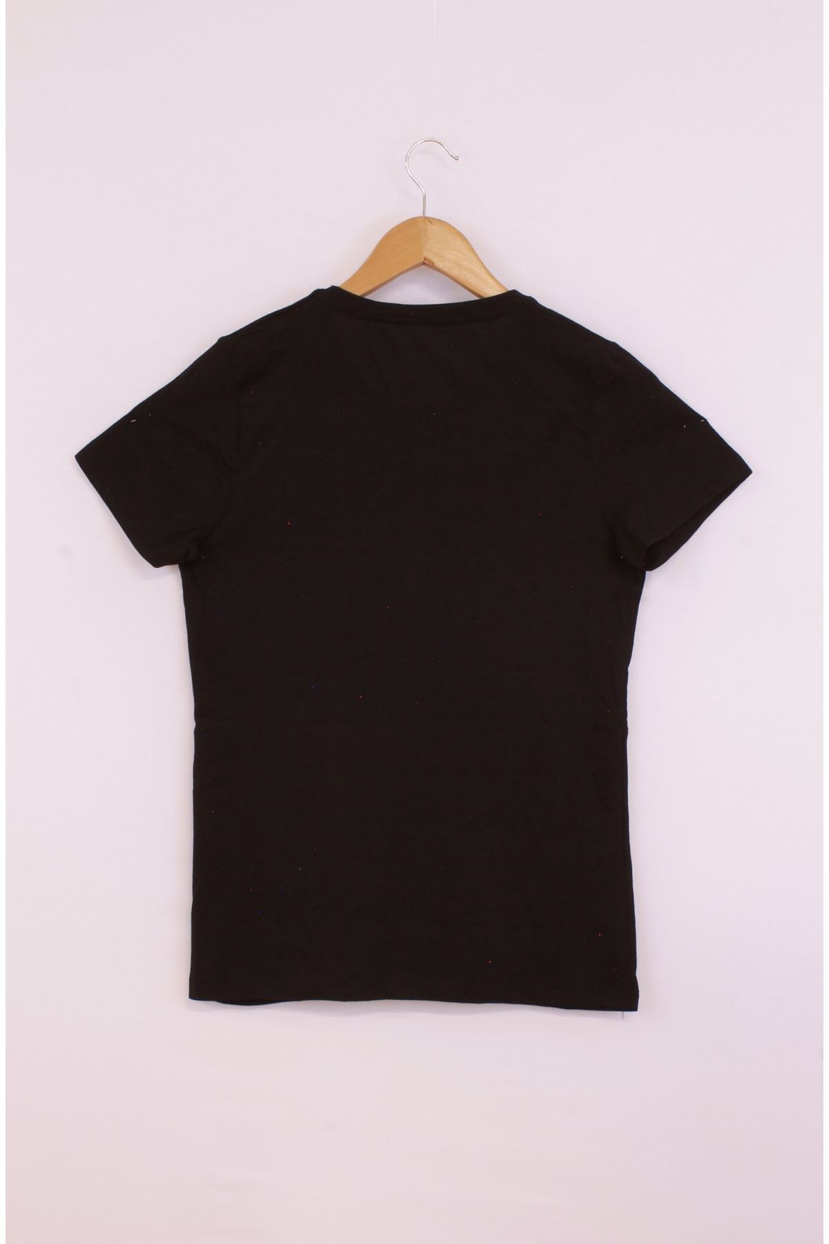 Giyinsen Kadın Siyah Tişört - 23YL71595015