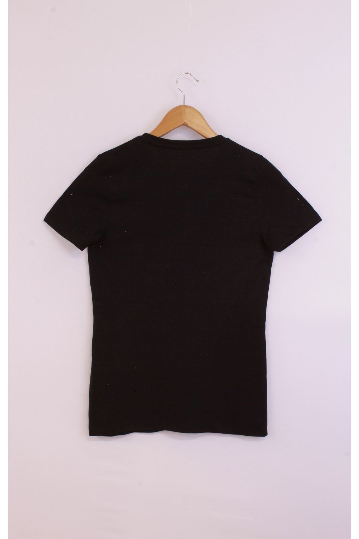 Giyinsen Kadın Siyah Tişört - 23YL71595017