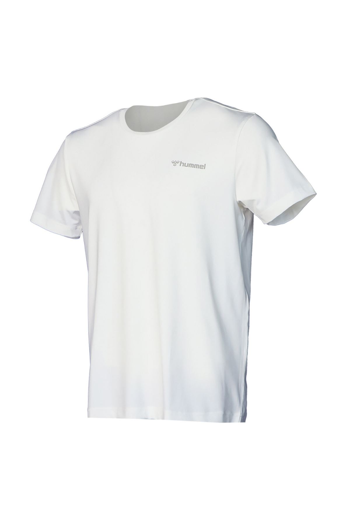 Hummel Hmlaldous Slımfıt T-Shırt S/S Erkek Beyaz Tişört - 911633-9003