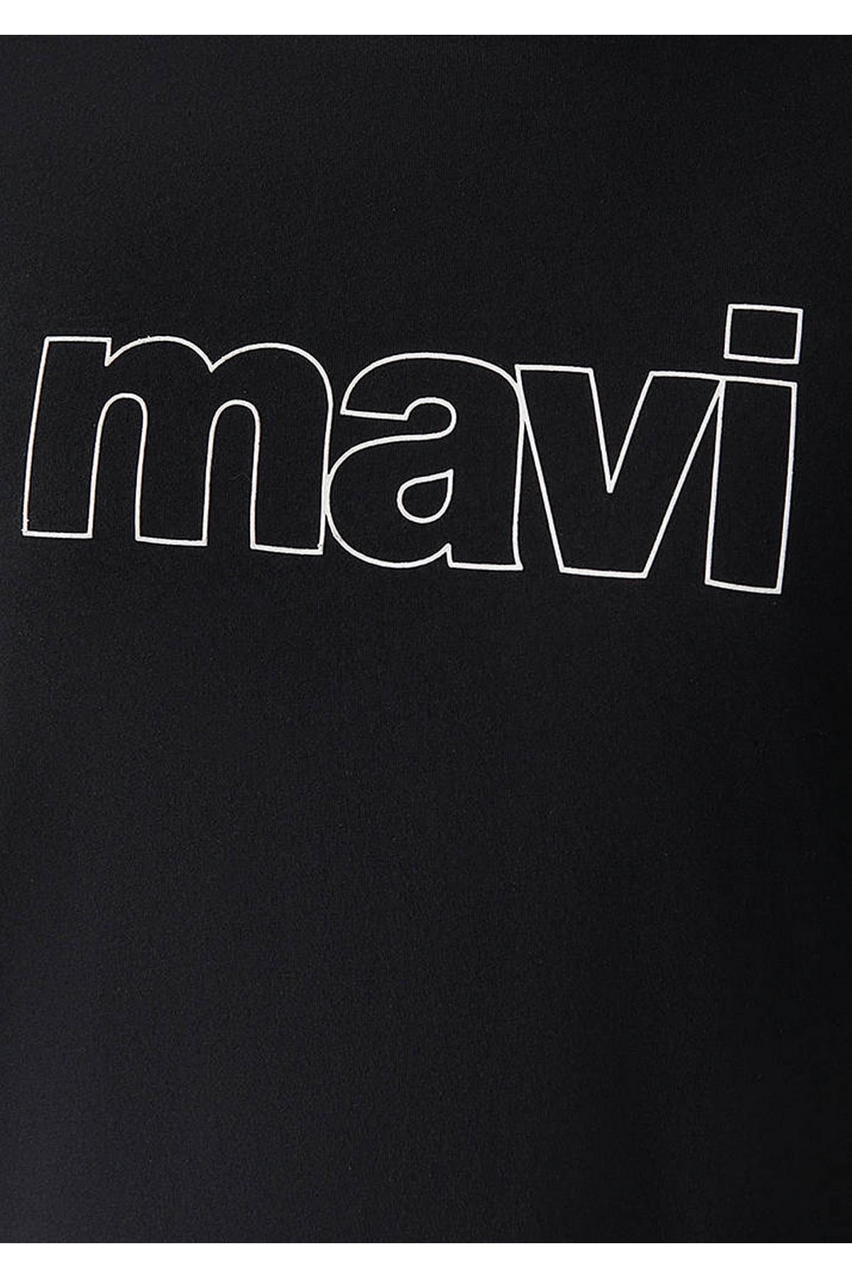 Mavi Logo Erkek Siyah Tişört - M065781-900