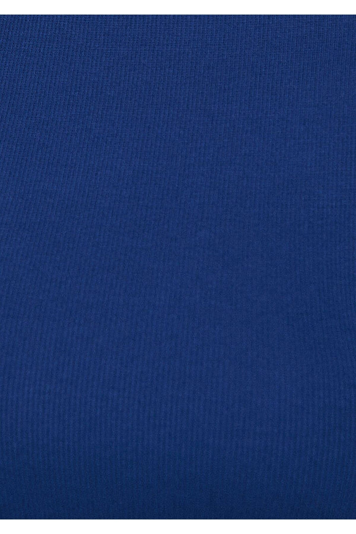 Uzun Kol  Mavi Kadın Mavi Tişört - M1611227-70491