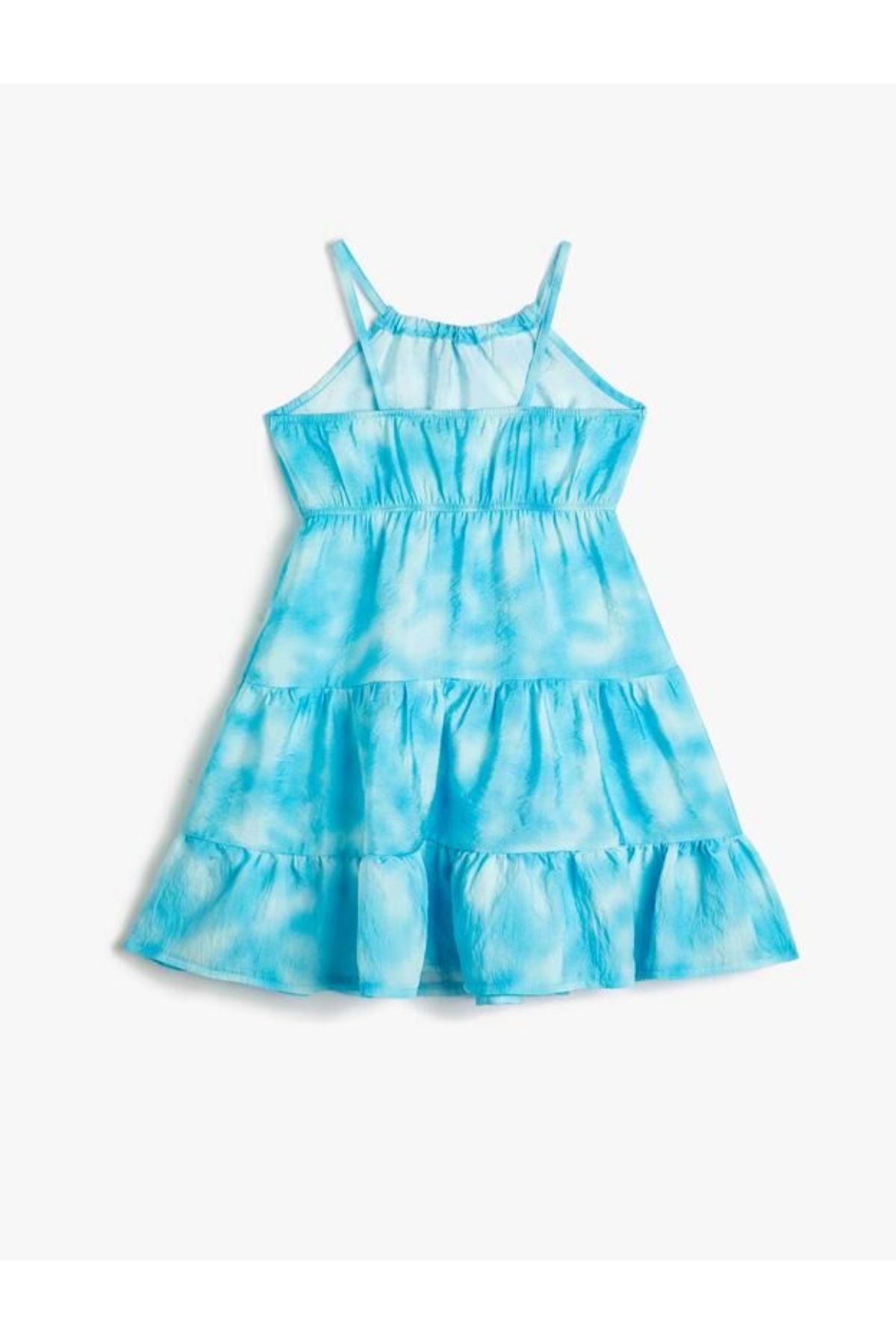 Koton Kız Çocuk Mavi Elbise - 3SKG80086AW
