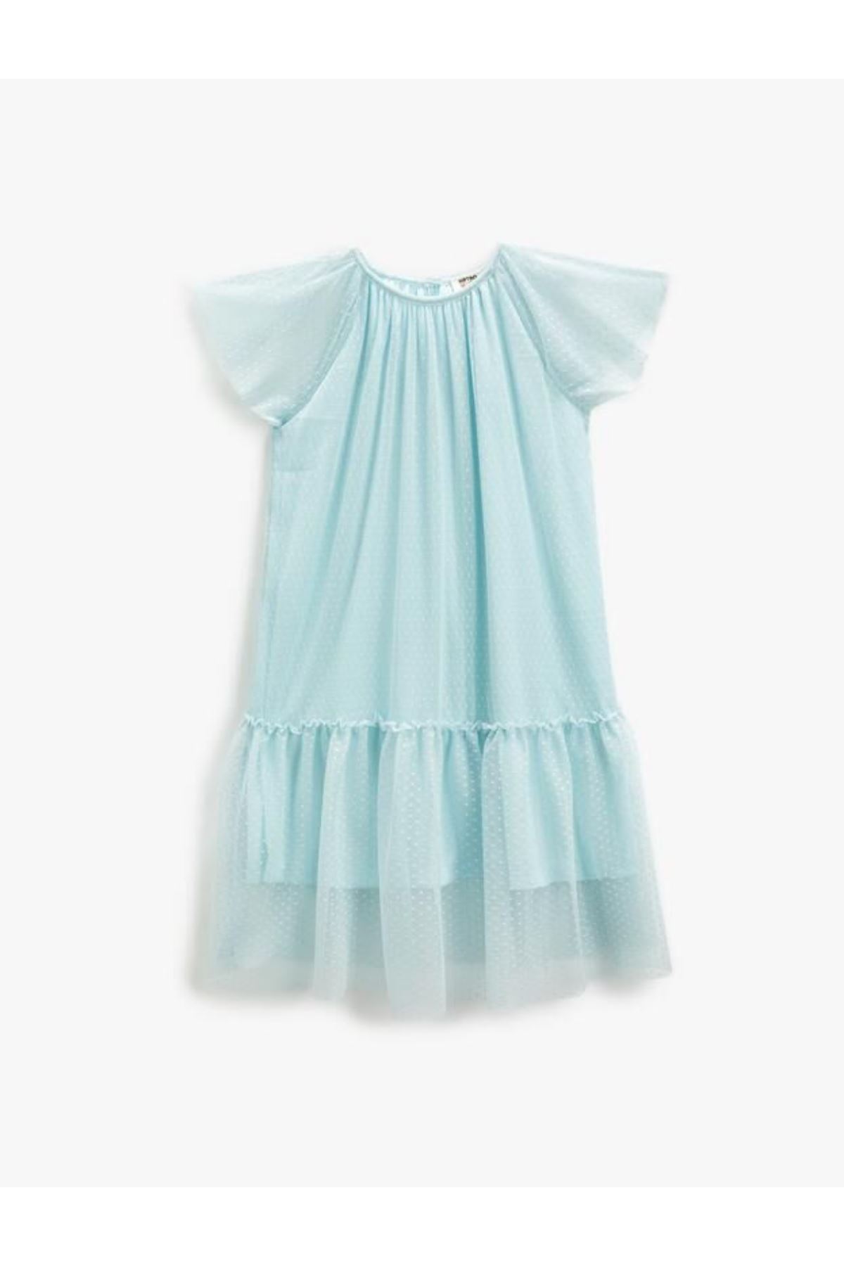 Koton Kız Çocuk Mavi Elbise - 3SKG80071AK
