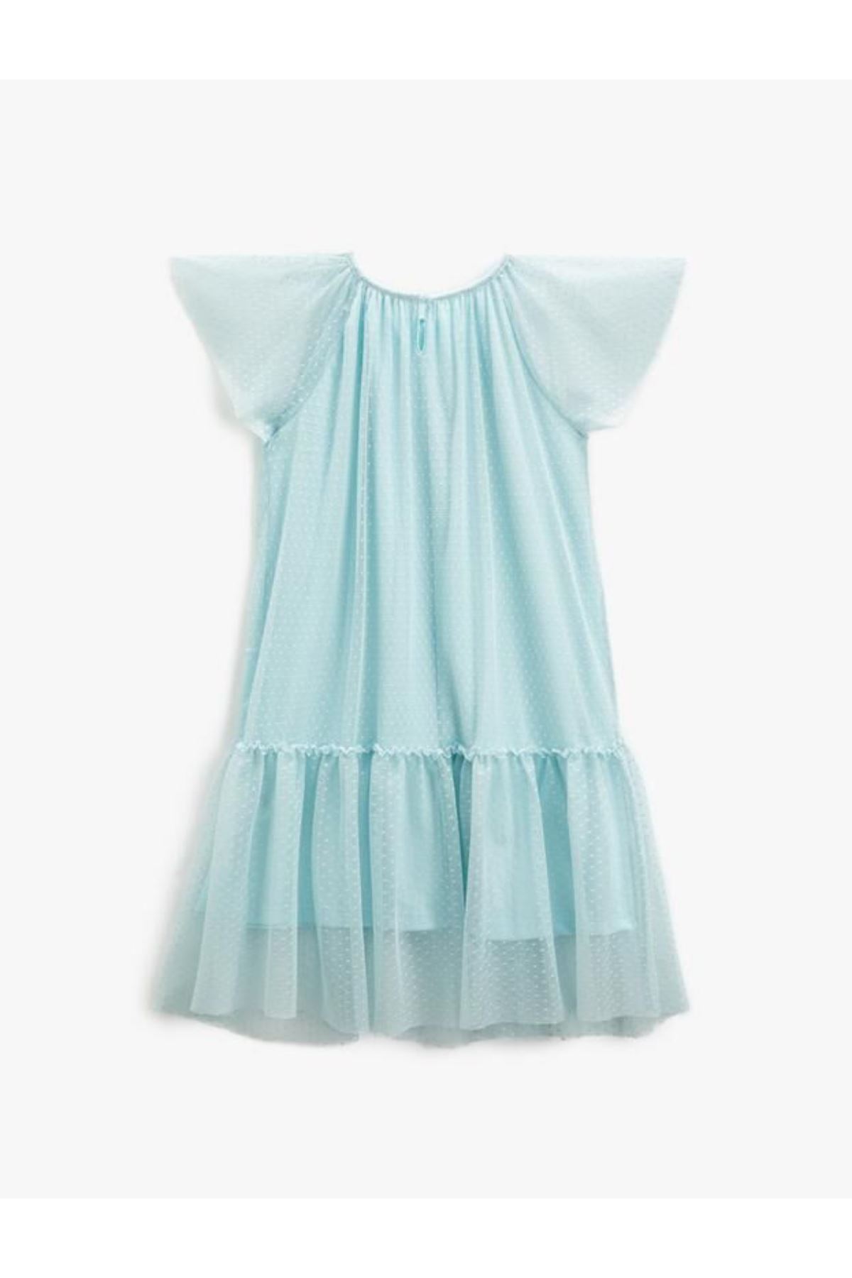 Koton Kız Çocuk Mavi Elbise - 3SKG80071AK