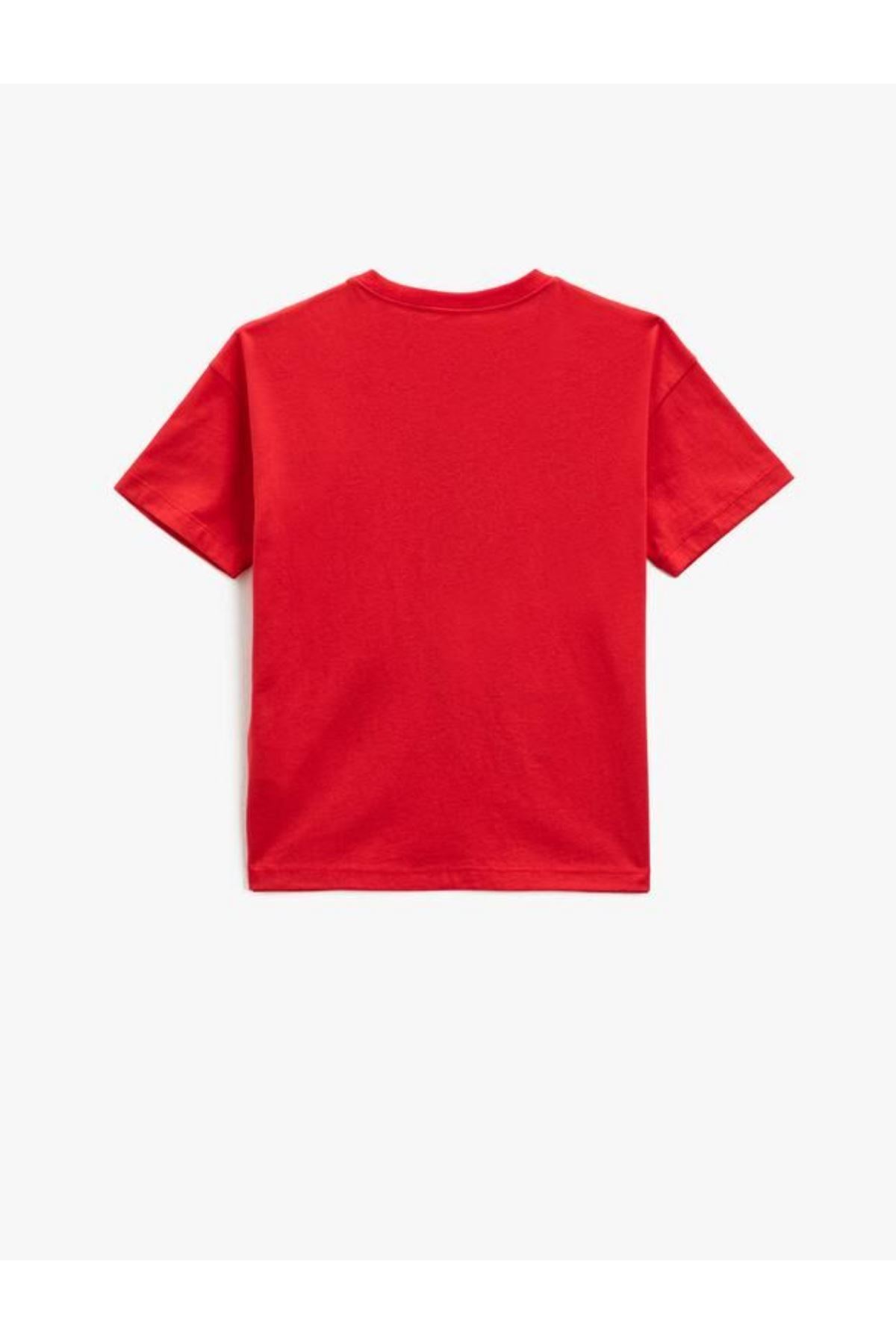 Koton Erkek Çocuk Kırmızı Tişört - 3SKB10245TK