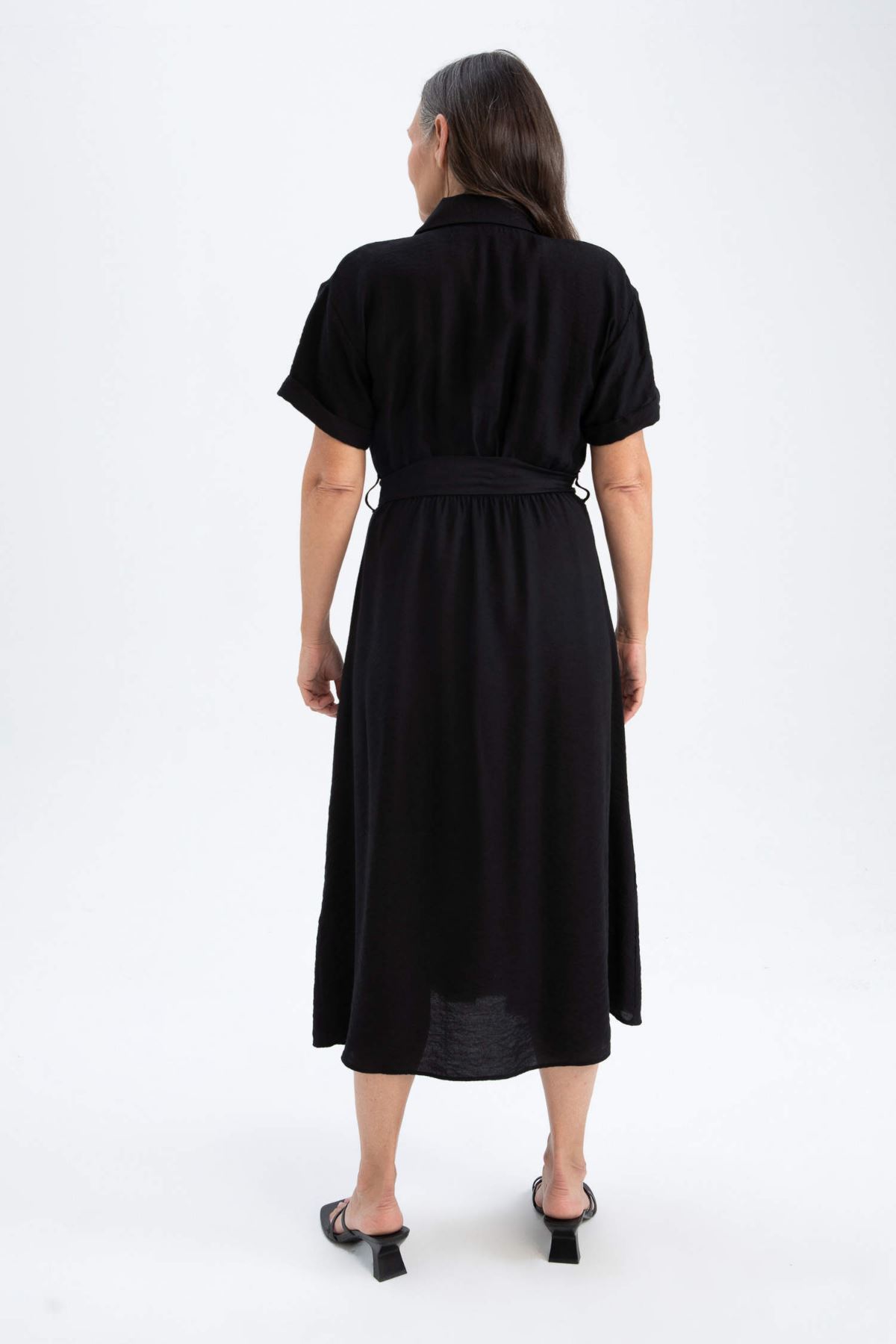 Defacto Kadın Siyah Elbise - U6943AZ/BK81
