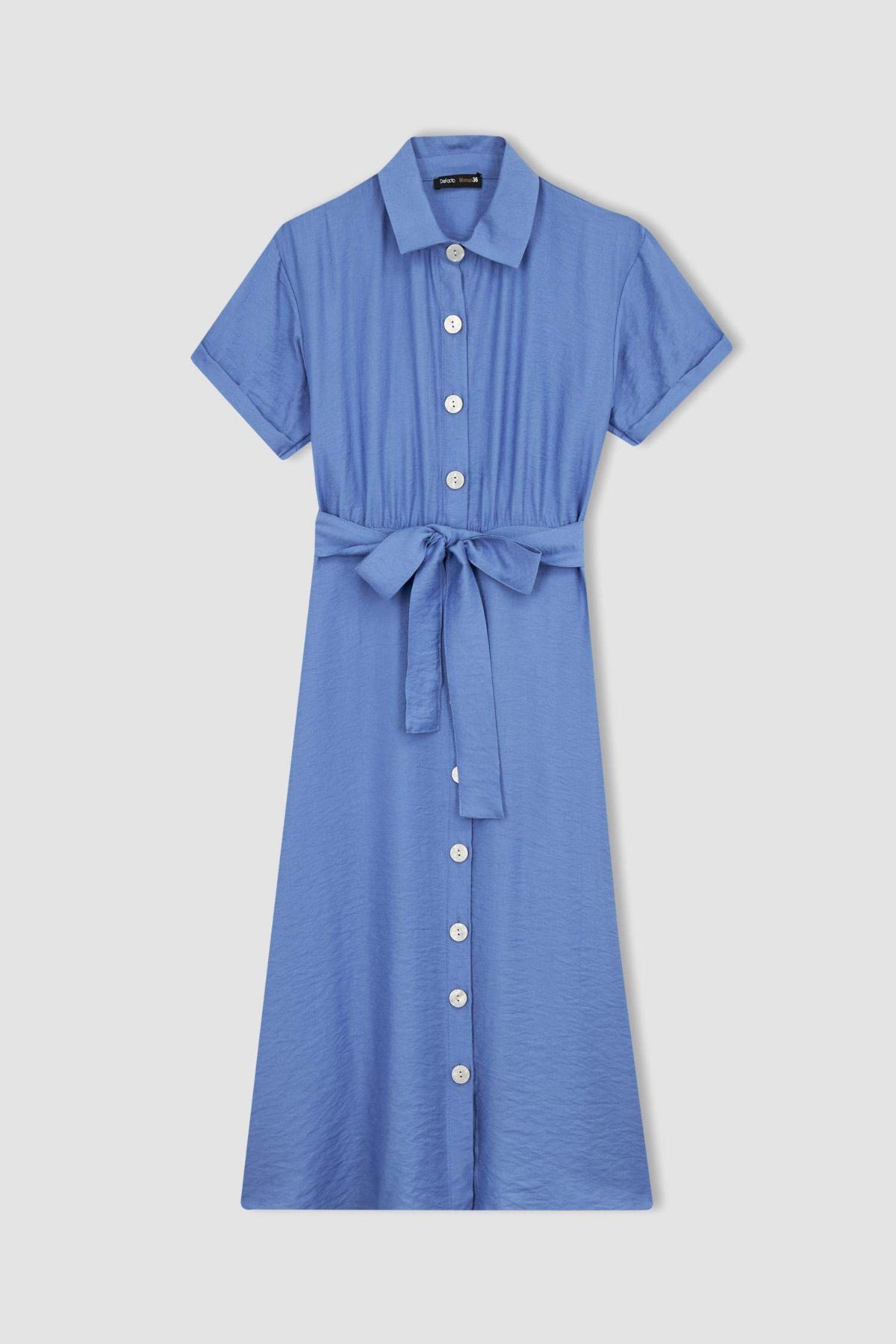Defacto Kadın Mavi Elbise - U6943AZ/BE419