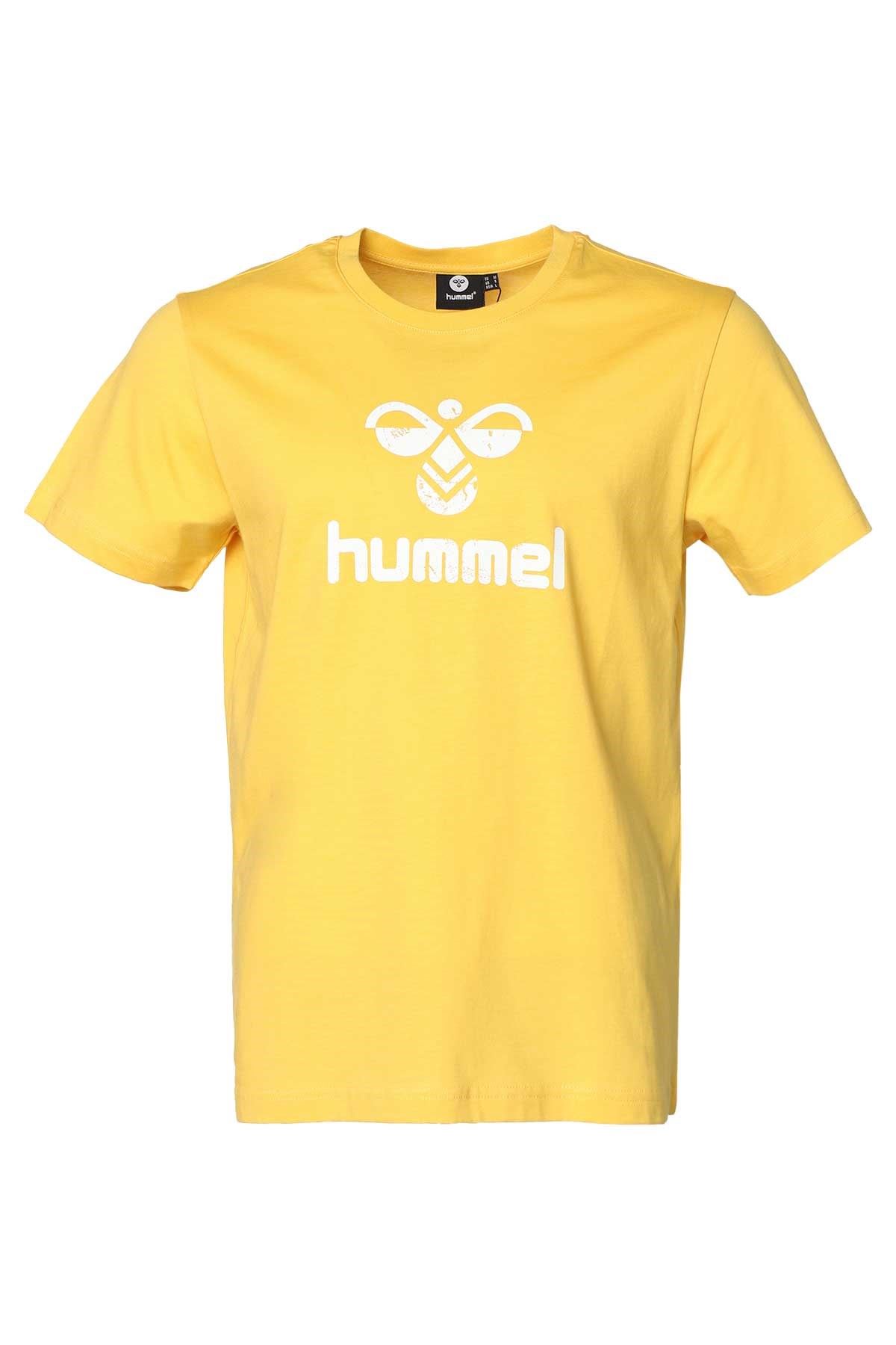 Hummel Hmlleona T-Shırt S/S Erkek Sarı  Tişört - 911667-2226