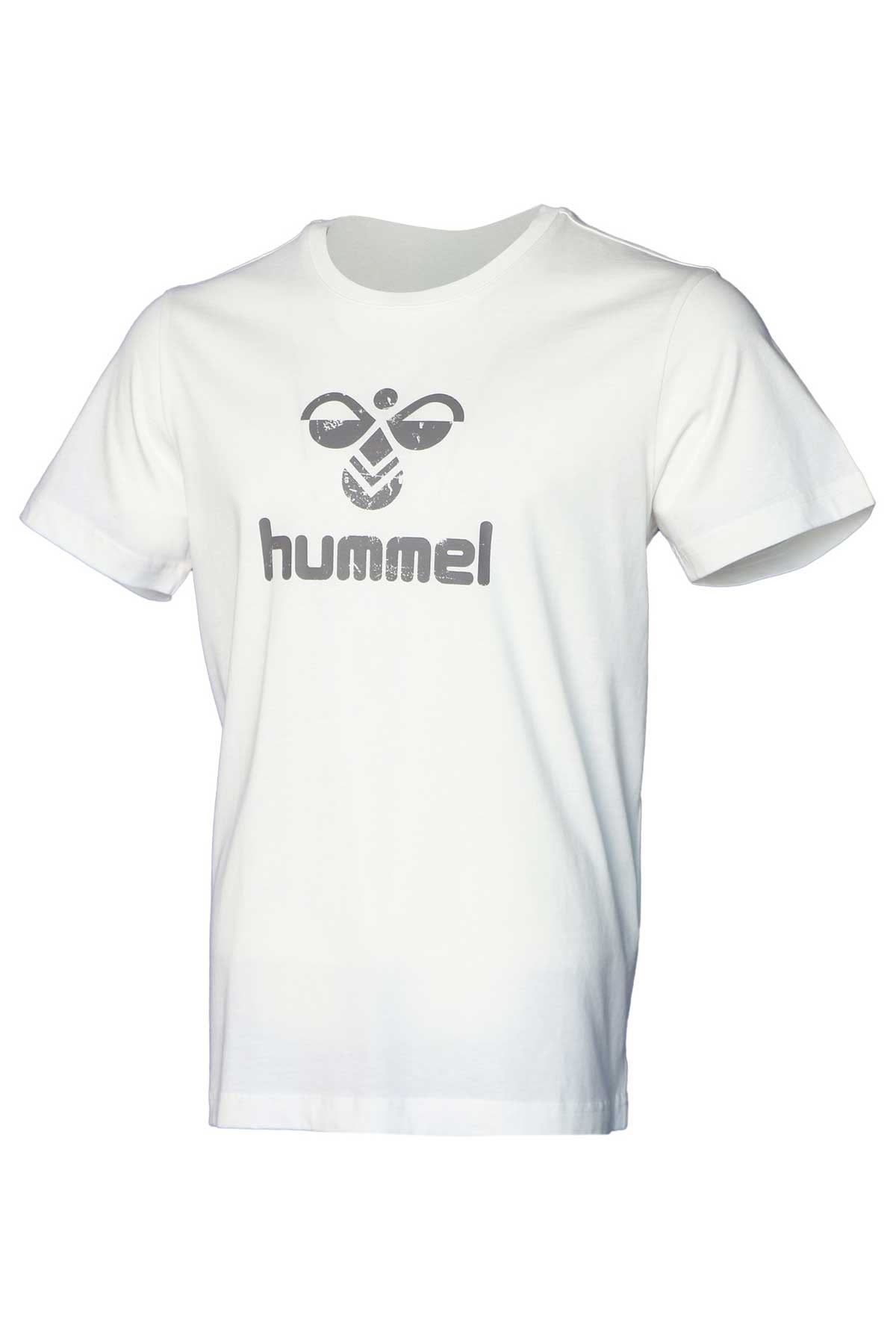 Hummel Hmlleona T-Shırt S/S Erkek Beyaz Tişört - 911667-9003