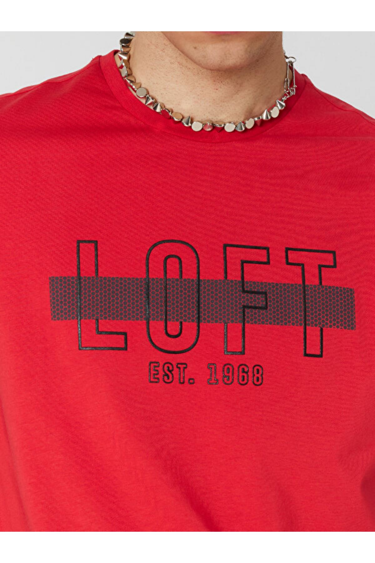 Loft Erkek Kırmızı Tişört - LF2028000