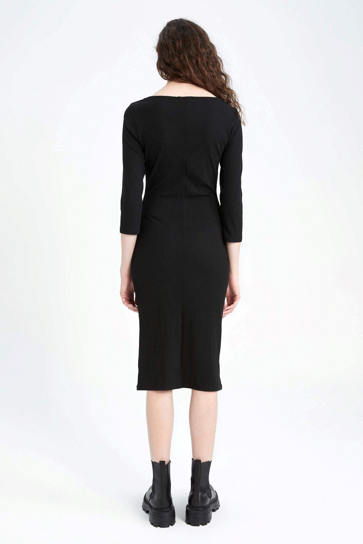 Defacto Kadın Siyah Elbise - Z5267AZ/BK81