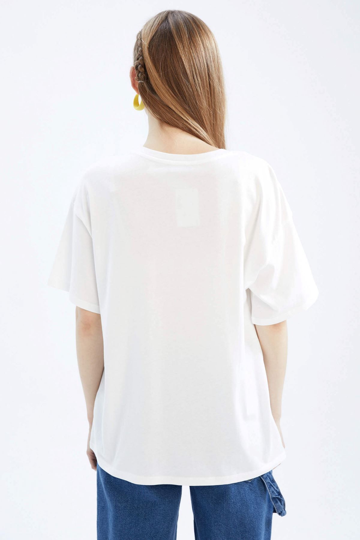 Defacto Kadın Beyaz Tişört - Z2167AZ/WT32