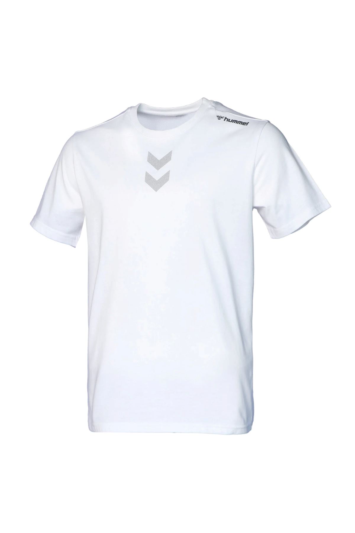 Hummel Hmlt-Mt Comfy T-Shırt Erkek Beyaz Tişört - 911679-9001