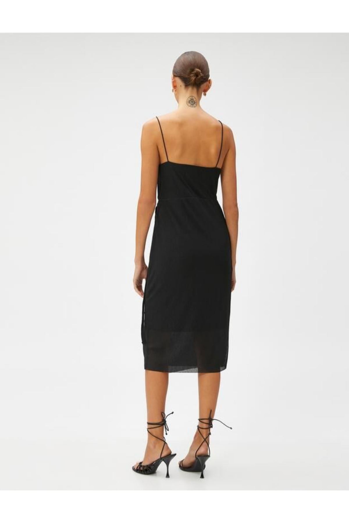 Koton Kadın Siyah Elbise - 3SAK80004EK