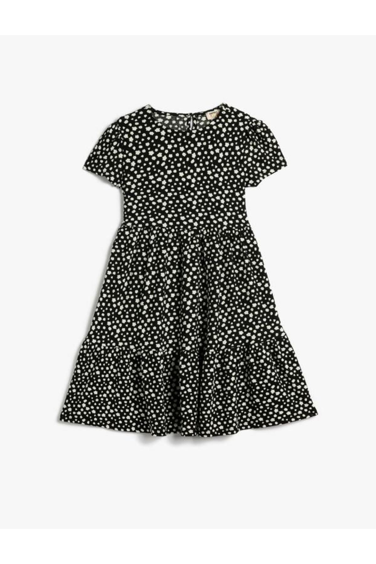 Koton Kız Çocuk Siyah Elbise - 3SKG80013AK