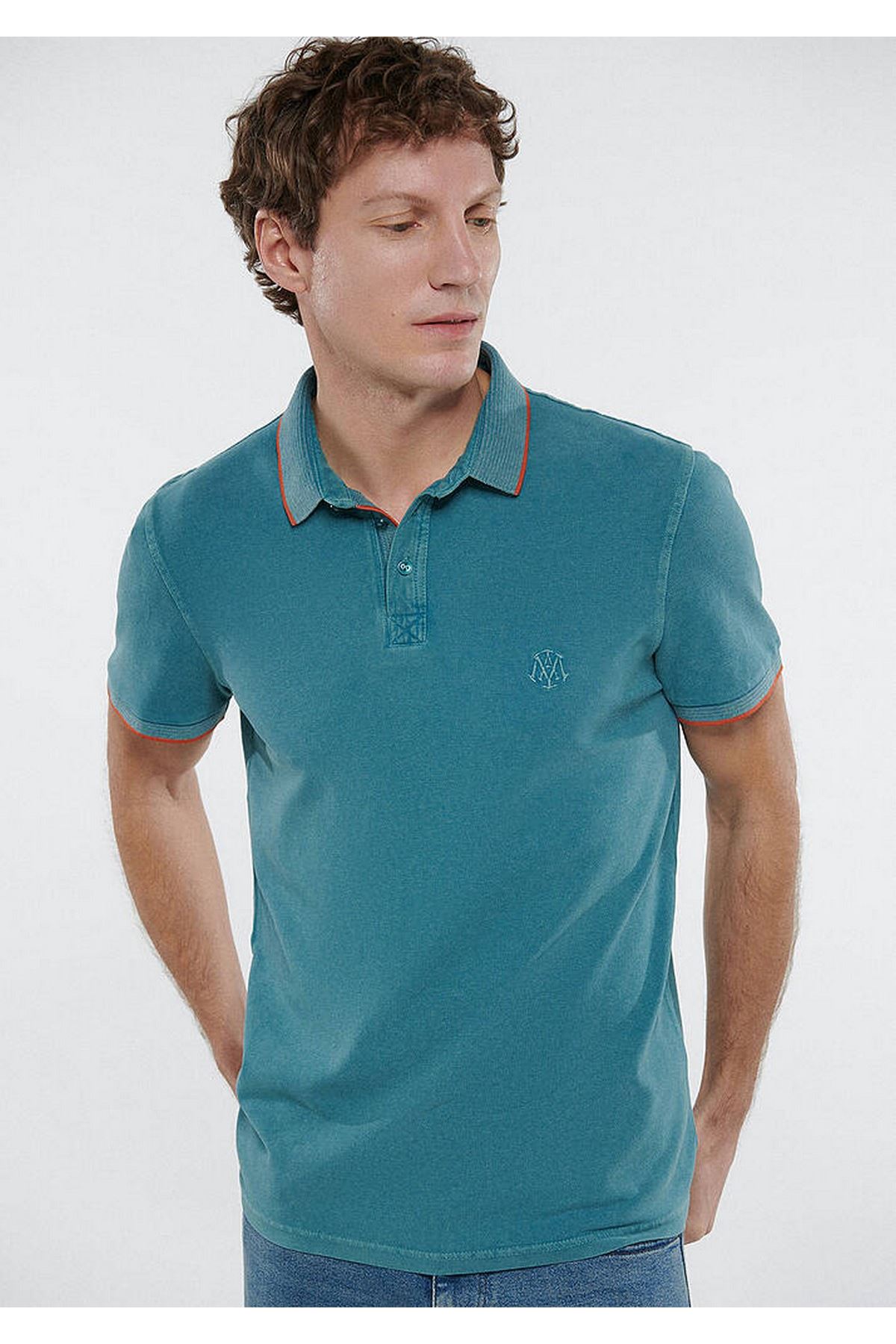 Polo   Mavi Erkek Yeşil Tişört - M065920-30708
