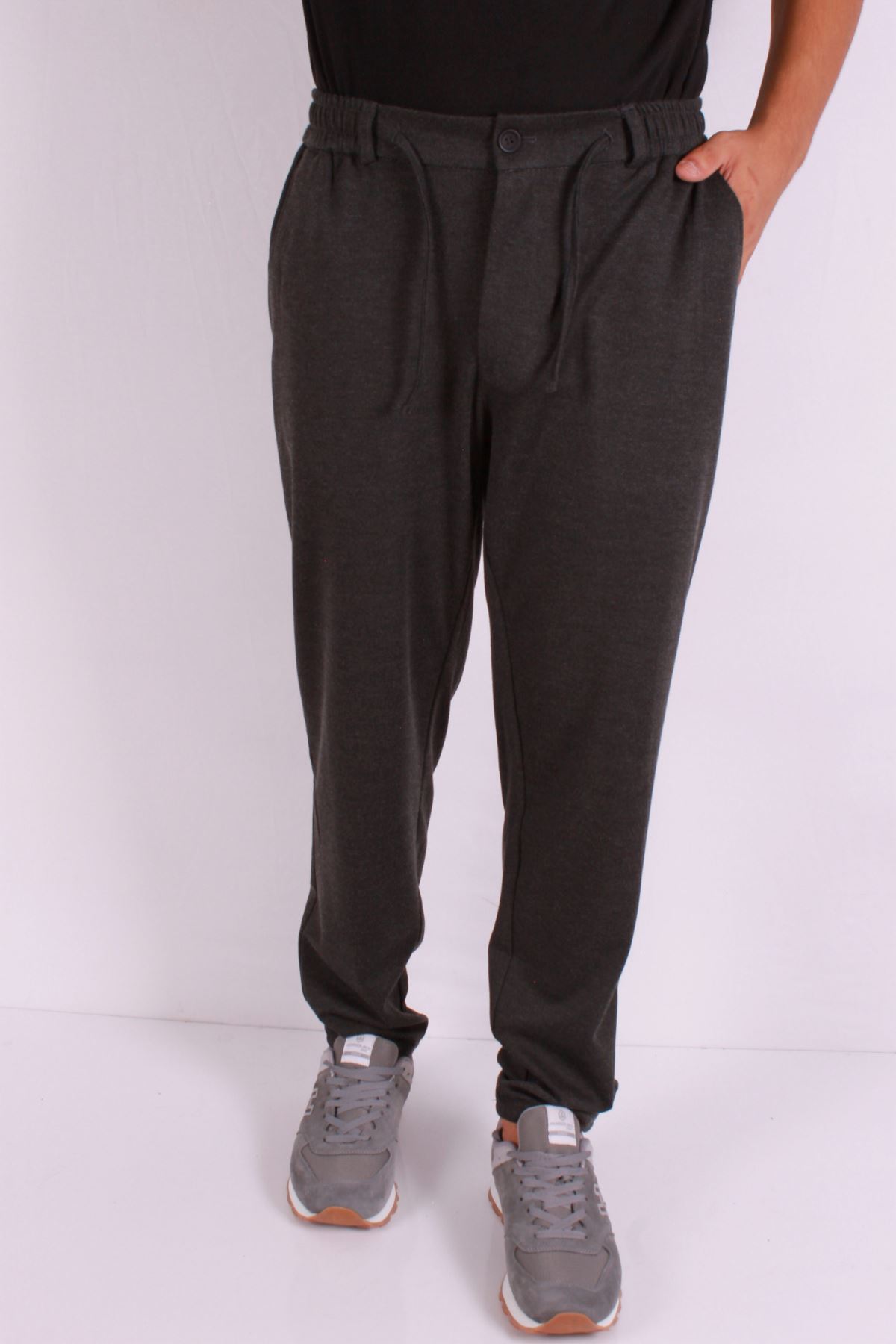 Giyinsen Erkek Antrasit Kanvas Pantolon - 24KL71CM2004