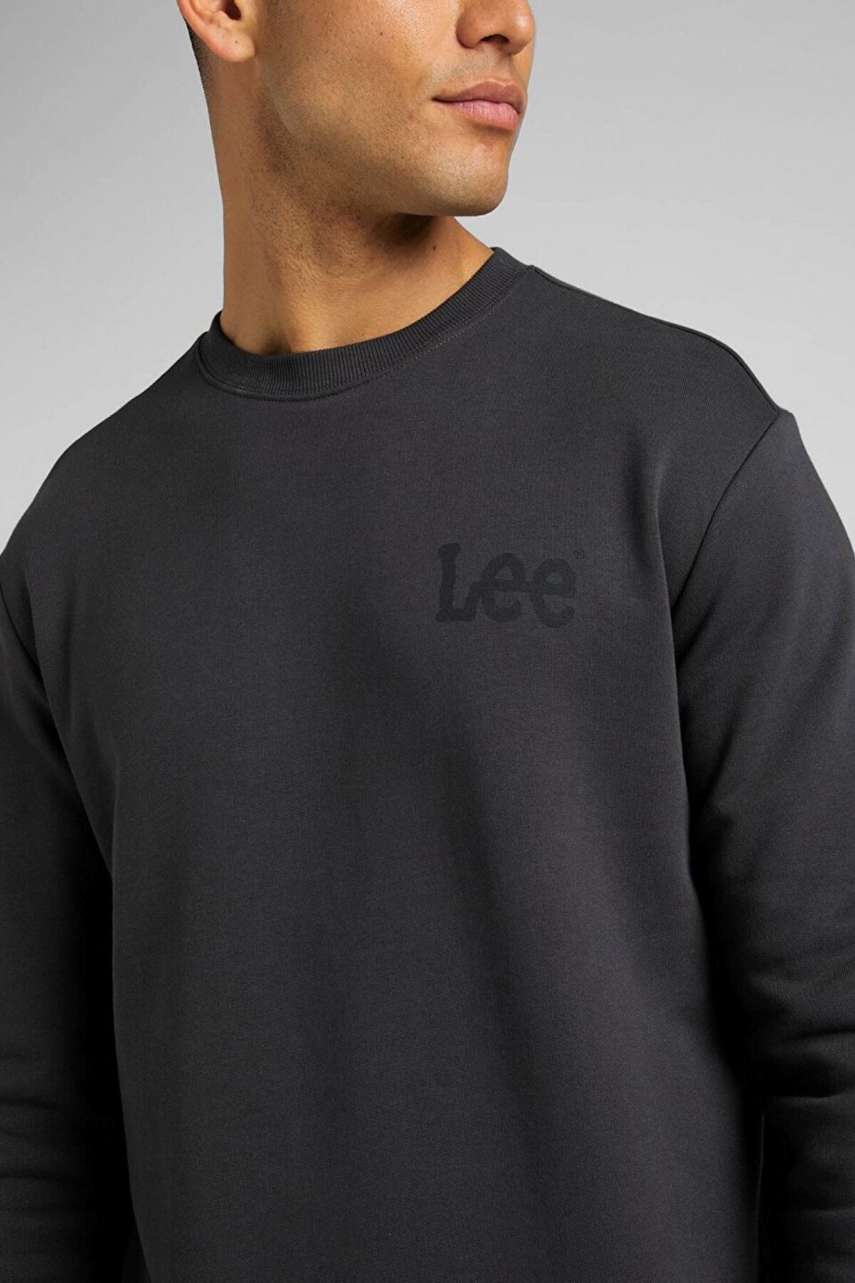 Lee L81MRF Regular Erkek Siyah Sweat - L81MRFON