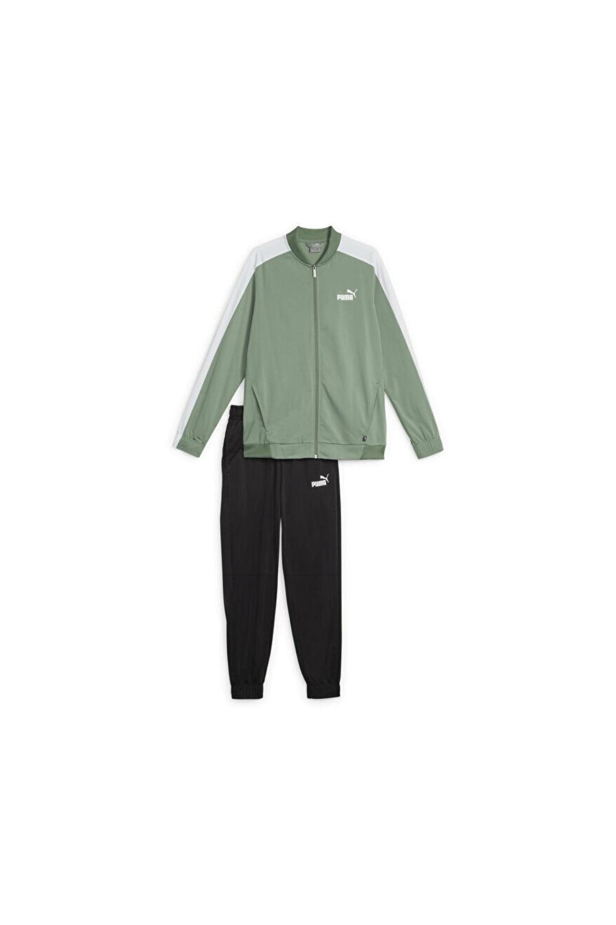 Puma Baseball Tricot Suit Erkek Yeşil Eşofman Takımı - 677428-45