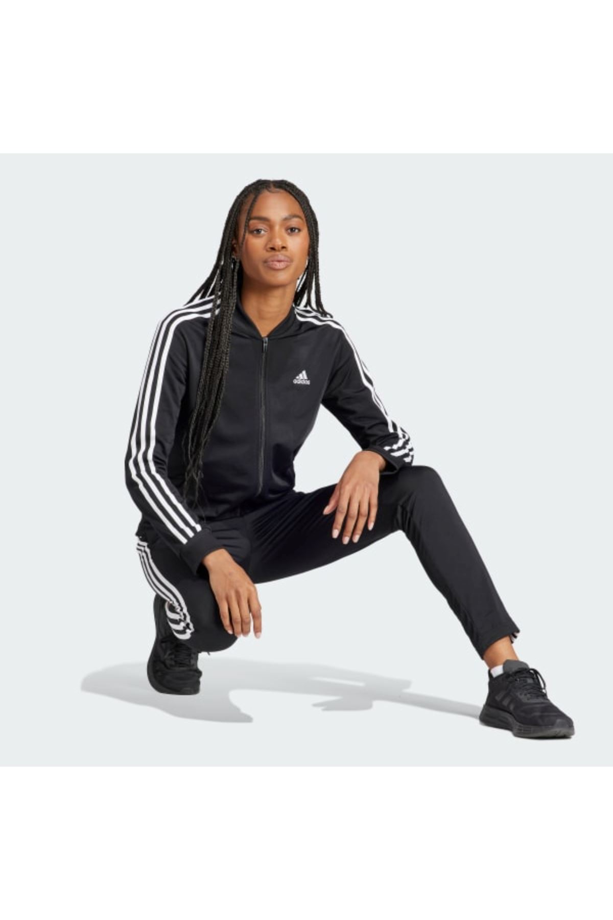 Adidas W 3S Tr Ts Kadın Siyah Eşofman Takımı - IJ8781
