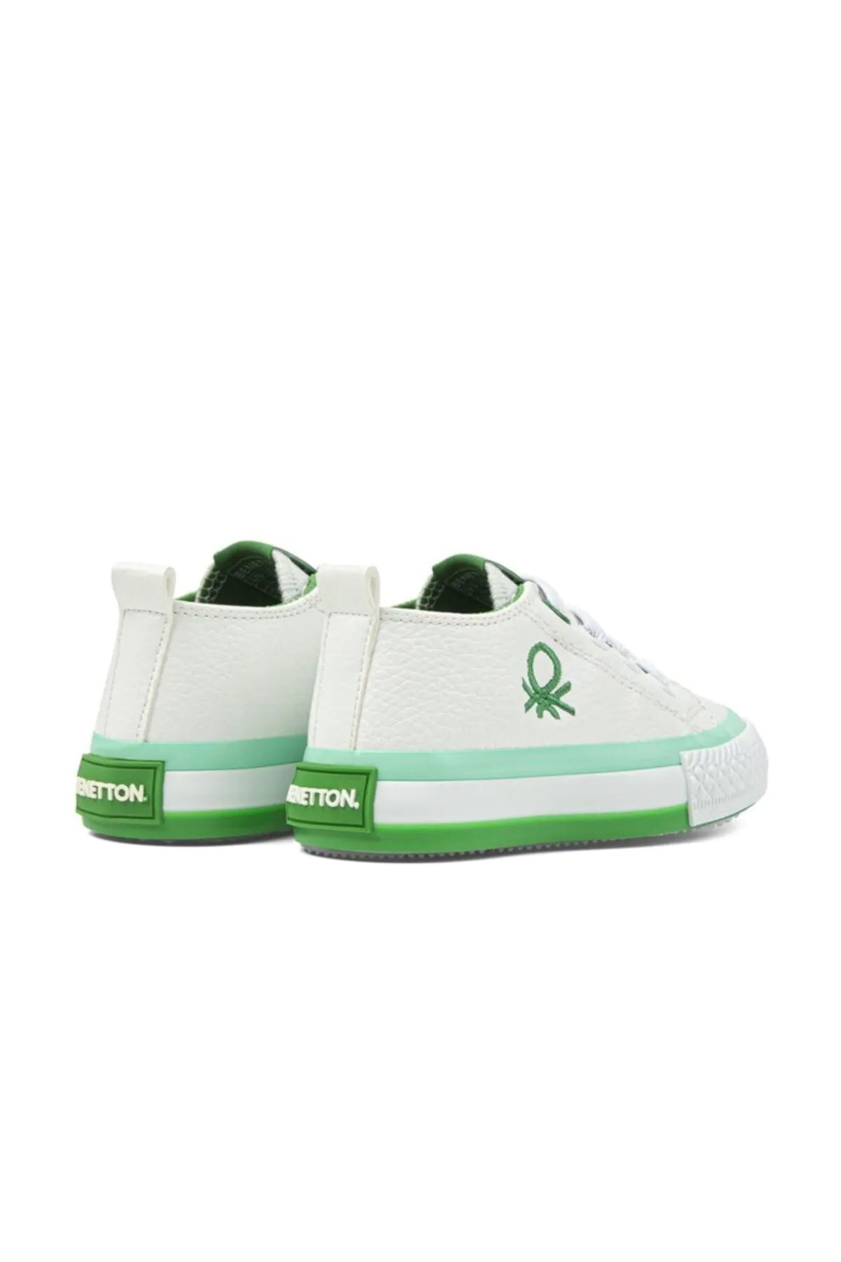 P Benetton Erkek Çocuk Beyaz Spor Ayakkabı - BN-30440P