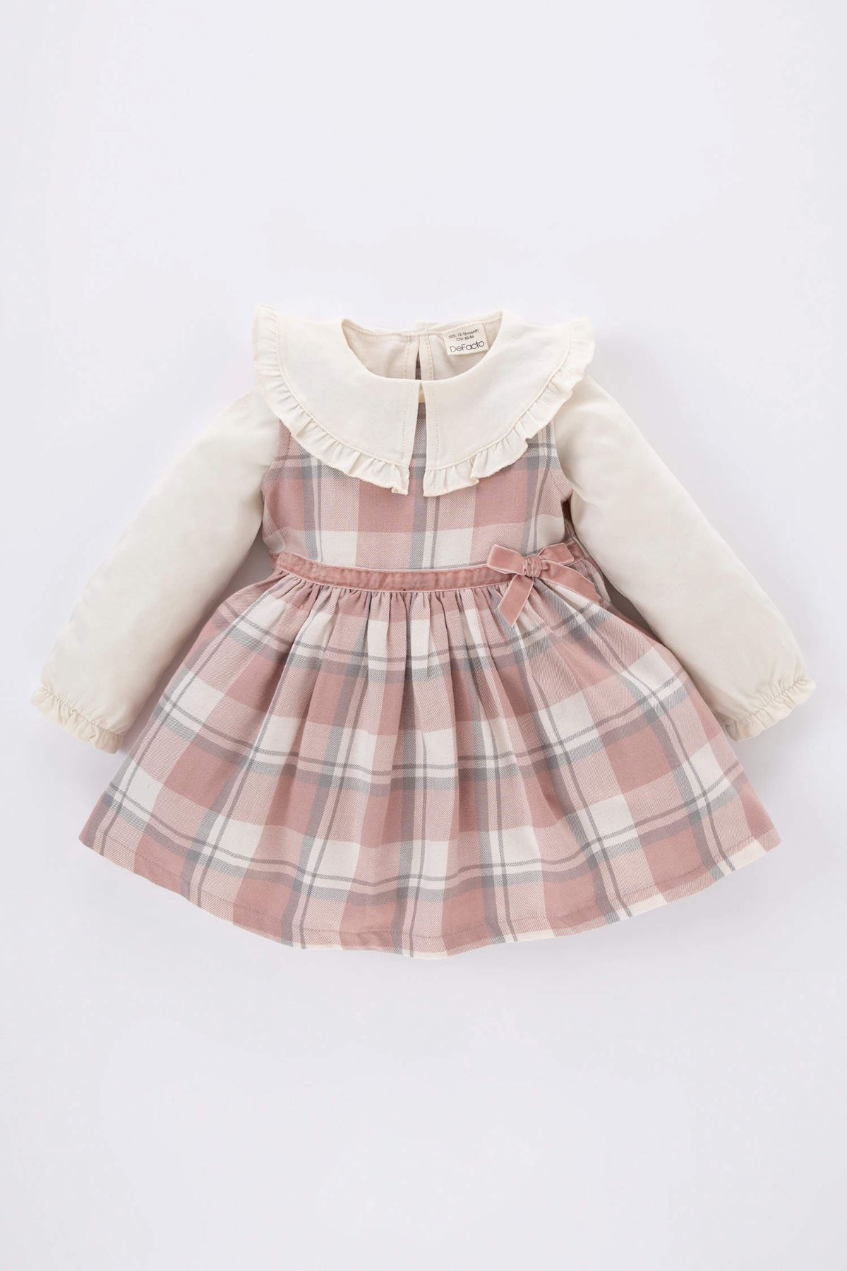 Defacto Kız Bebek Pembe Elbise - B3136A5/BR105