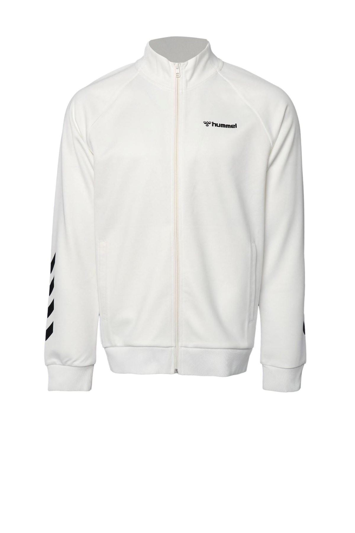 Hummel Hmlfalconzo Zıp Jacket Erkek Beyaz Sweat - 921133-9003