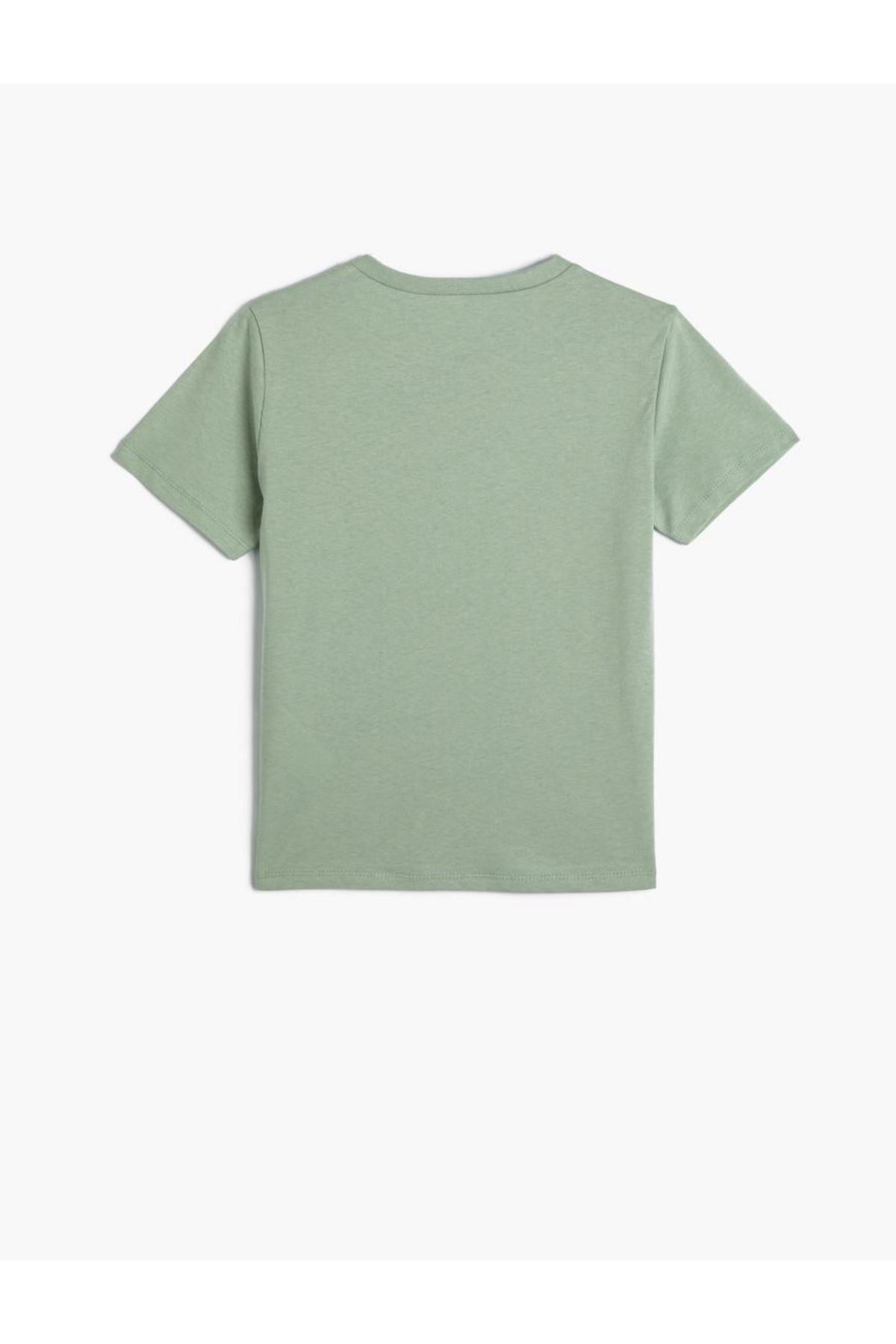 Koton Erkek Çocuk Yeşil Tişört - 4SKB10184TK