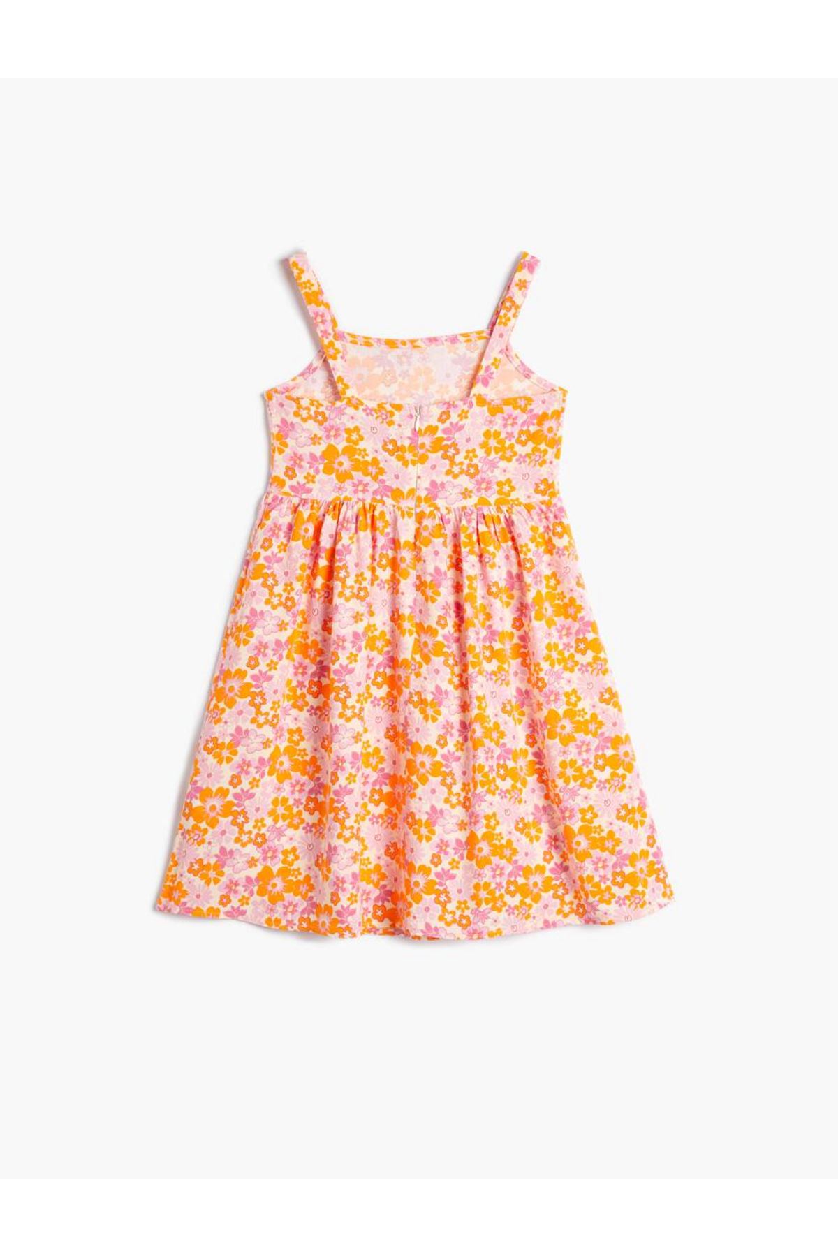 Koton Kız Çocuk Turuncu Elbise - 4SKG80045AW