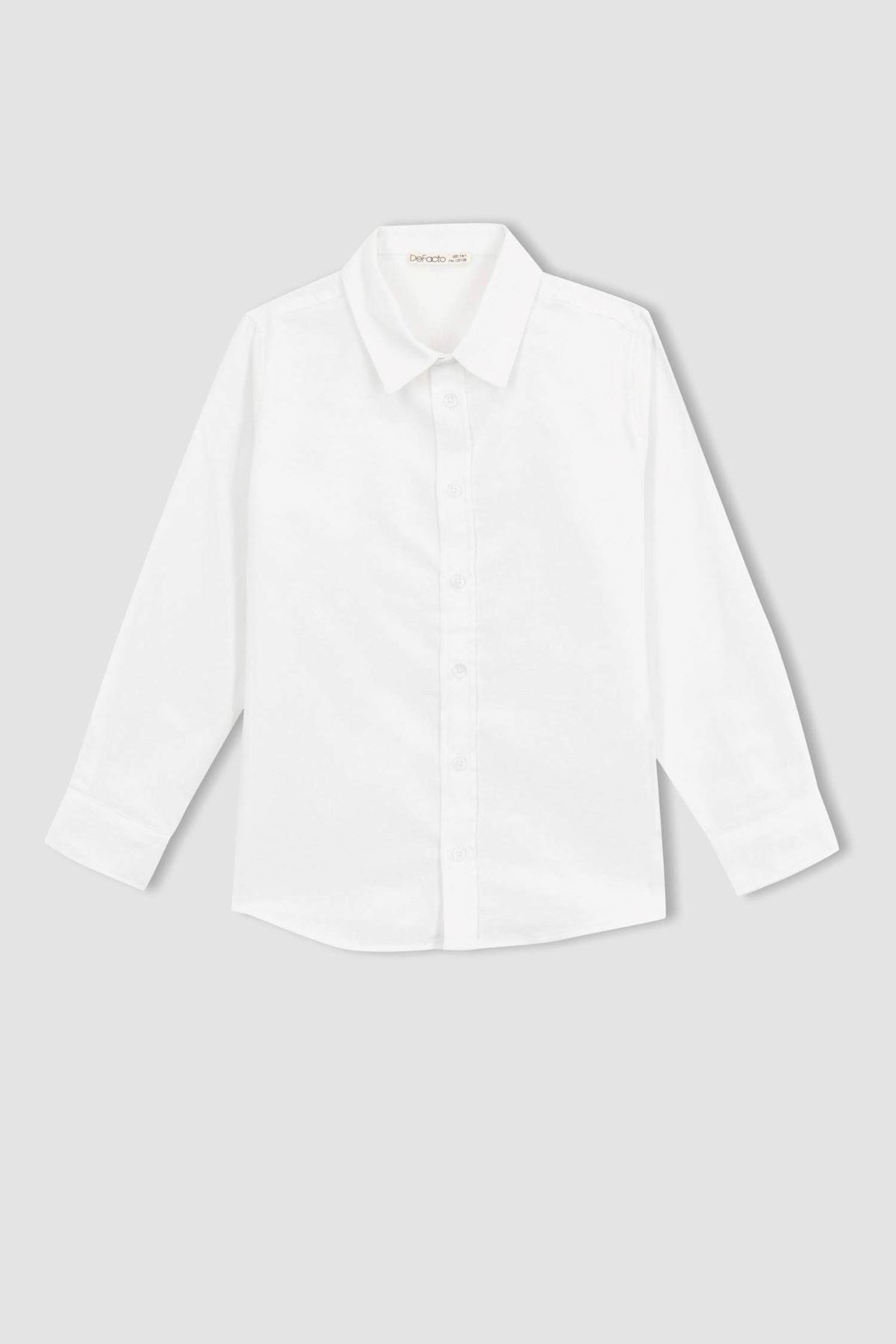 Defacto Erkek Çocuk Beyaz Gömlek - W3215A6/WT34