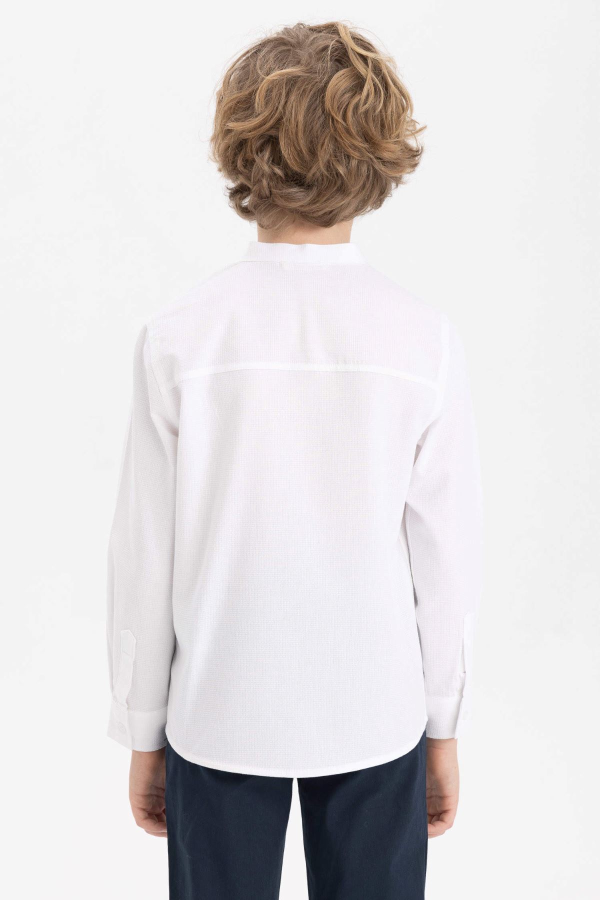 Defacto Erkek Çocuk Beyaz Gömlek - W3214A6/WT34