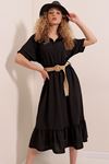 Giyinsen Kadın Siyah Elbise - 23YM21002292