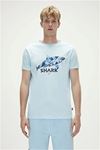 Bad Bear Shark Erkek Mavi Tişört - 23.01.07.024