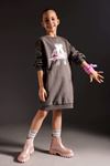 Defacto Kız Çocuk Antrasit Elbise - Z4933A6/AR215