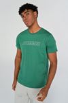Hummel Hmlt-Te Callum Cotton T-Shırt Erkek Yeşil Tişört - 911614-6110